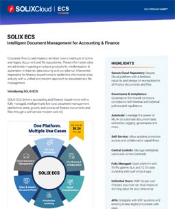 Intelligent Document Management for Accounting & Finance