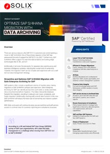Optimize SAP S/4HANA Migration With Data Archiving